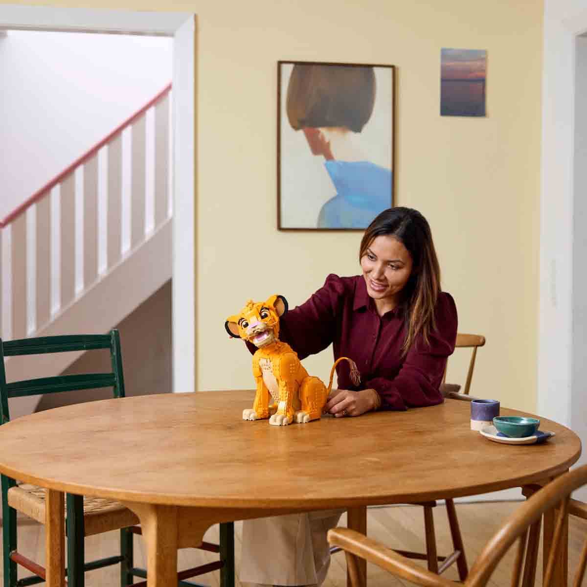 LEGO Disney Genç Aslan Kral Simba 43247 – Yetişkinler İçin