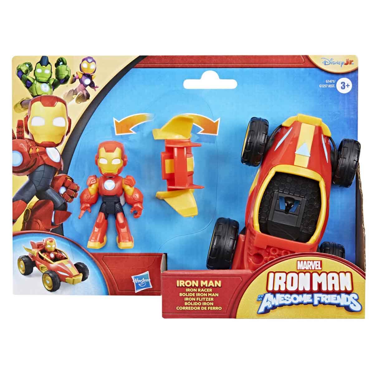 Marvel Iron Man and His Awesome Friends Figür ve Araç Seti