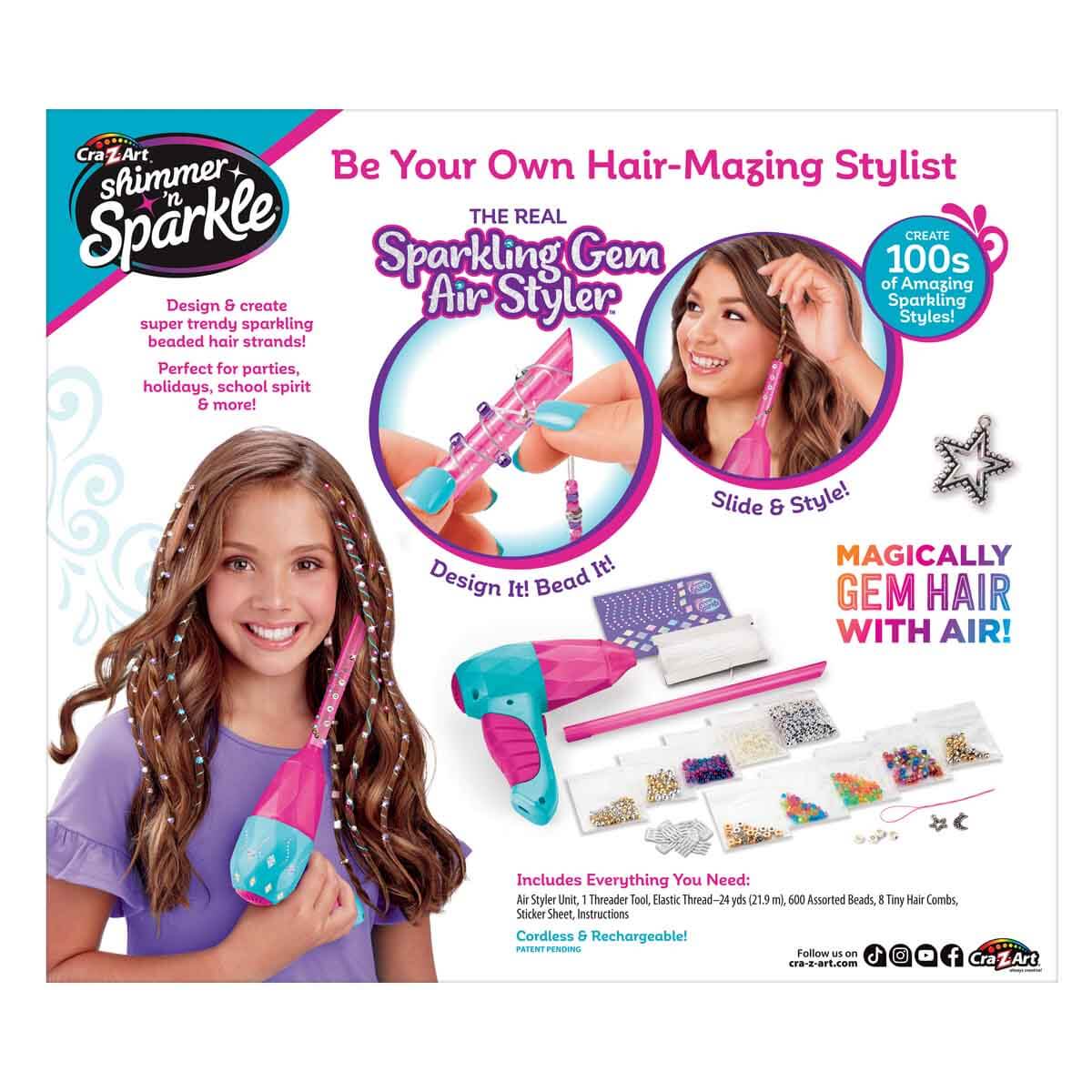 Cra-Z-Art Shimmer N Sparkle Saç Aksesuarı Seti | Toyzz Shop