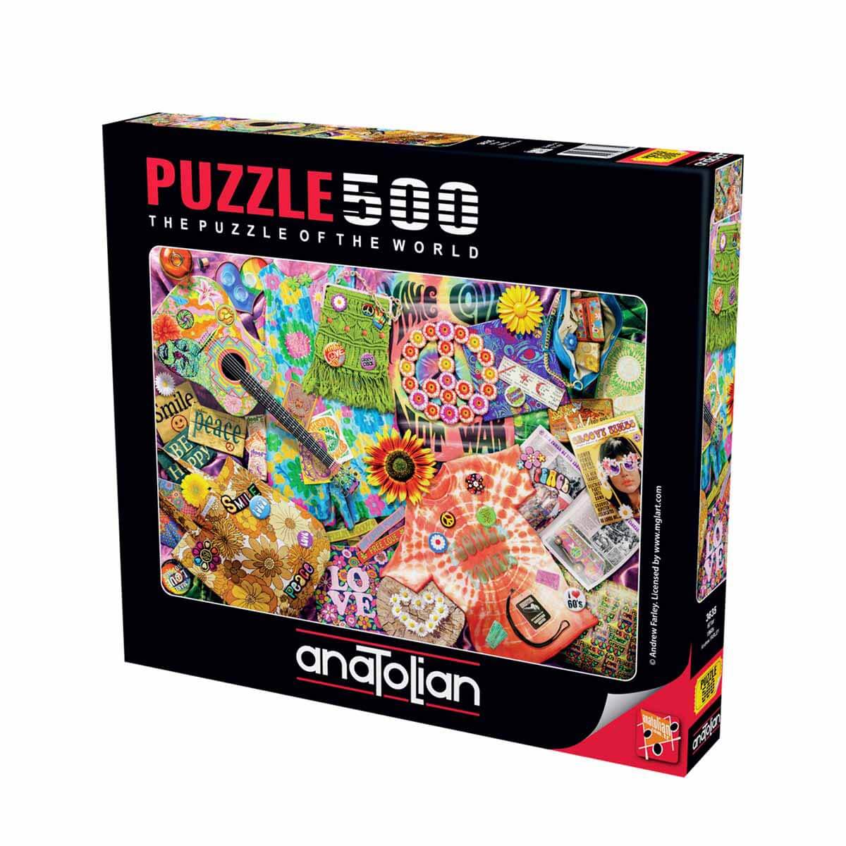 500 Parça Puzzle: 60'lar | Toyzz Shop