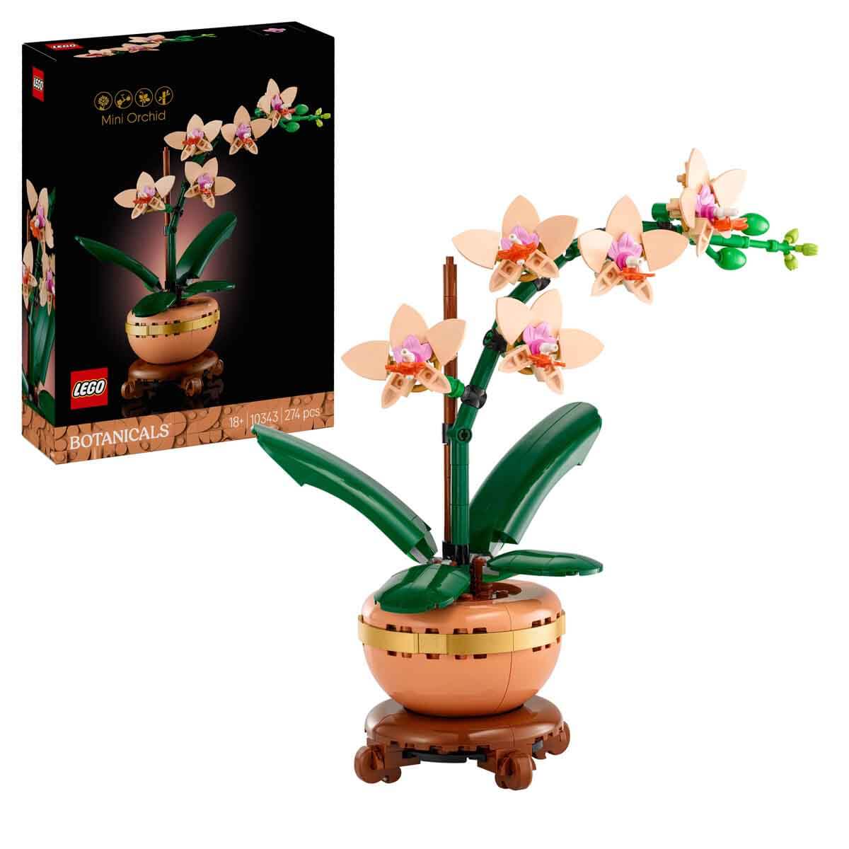 LEGO Botanicals Mini Orkide 10343 - Yetişkinler için Dekoratif