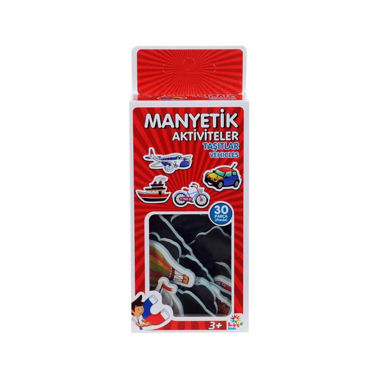 Manyetik Aktiviteler Taşıtlar 30 Parça | Toyzz Shop