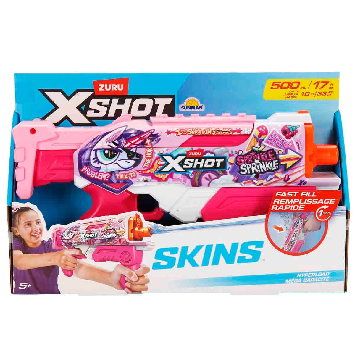 X-Shot Skins Hyperload Fast Fill Su Tabancası 34 cm - Waves