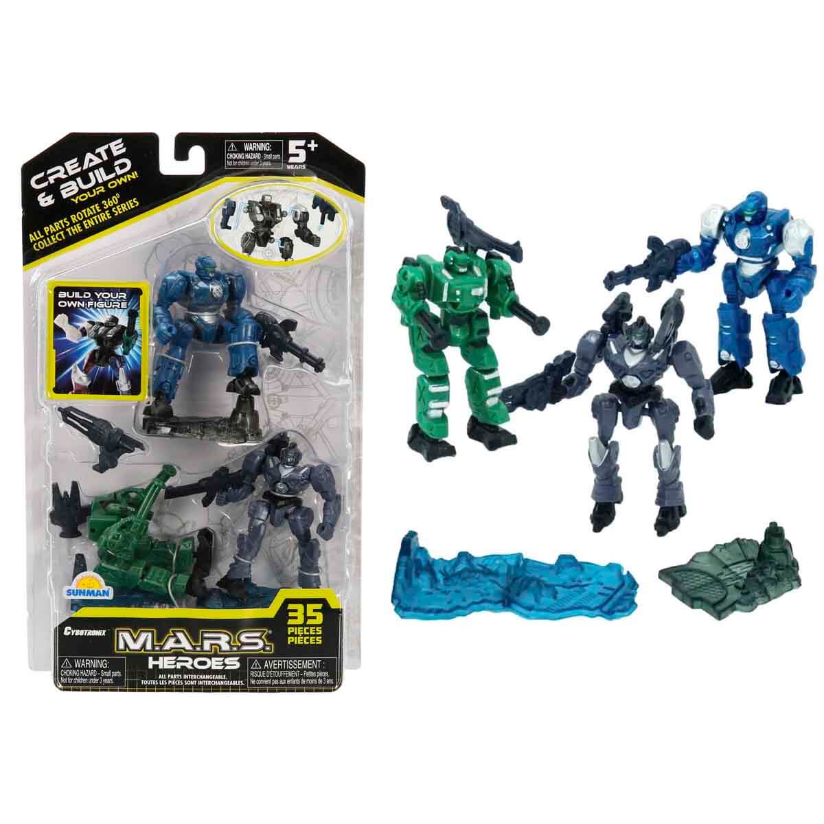 スポーツトイ・アクショントイ LEP MARTIAN M.A.R.S Robot Figür Seti - Blaster-Darkbeat-Martian | Toyzz Shop