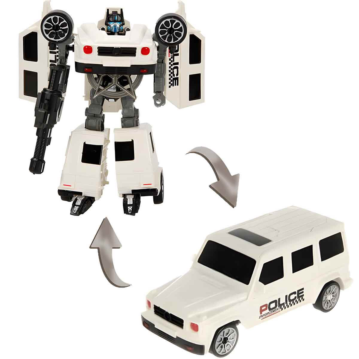 2in1 Warrior Arabaya Dönüşebilen Robot - Fast Flame - Mavi | Toyzz