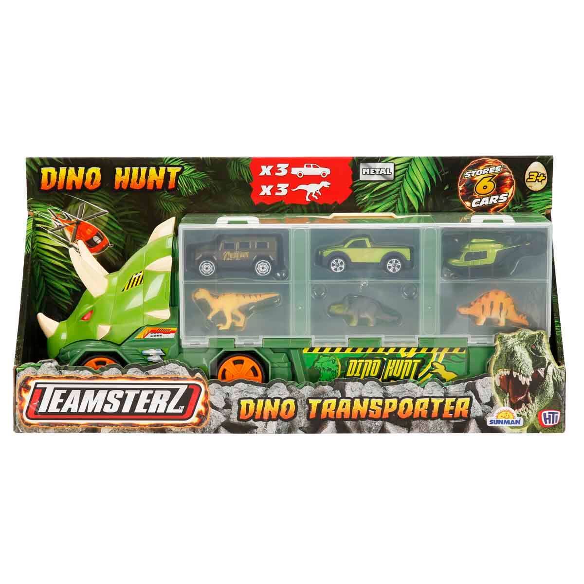 Teamsterz Dino Transporter 3 Araçlı 3 Dinozorlu Oyun Seti | Toyzz Shop