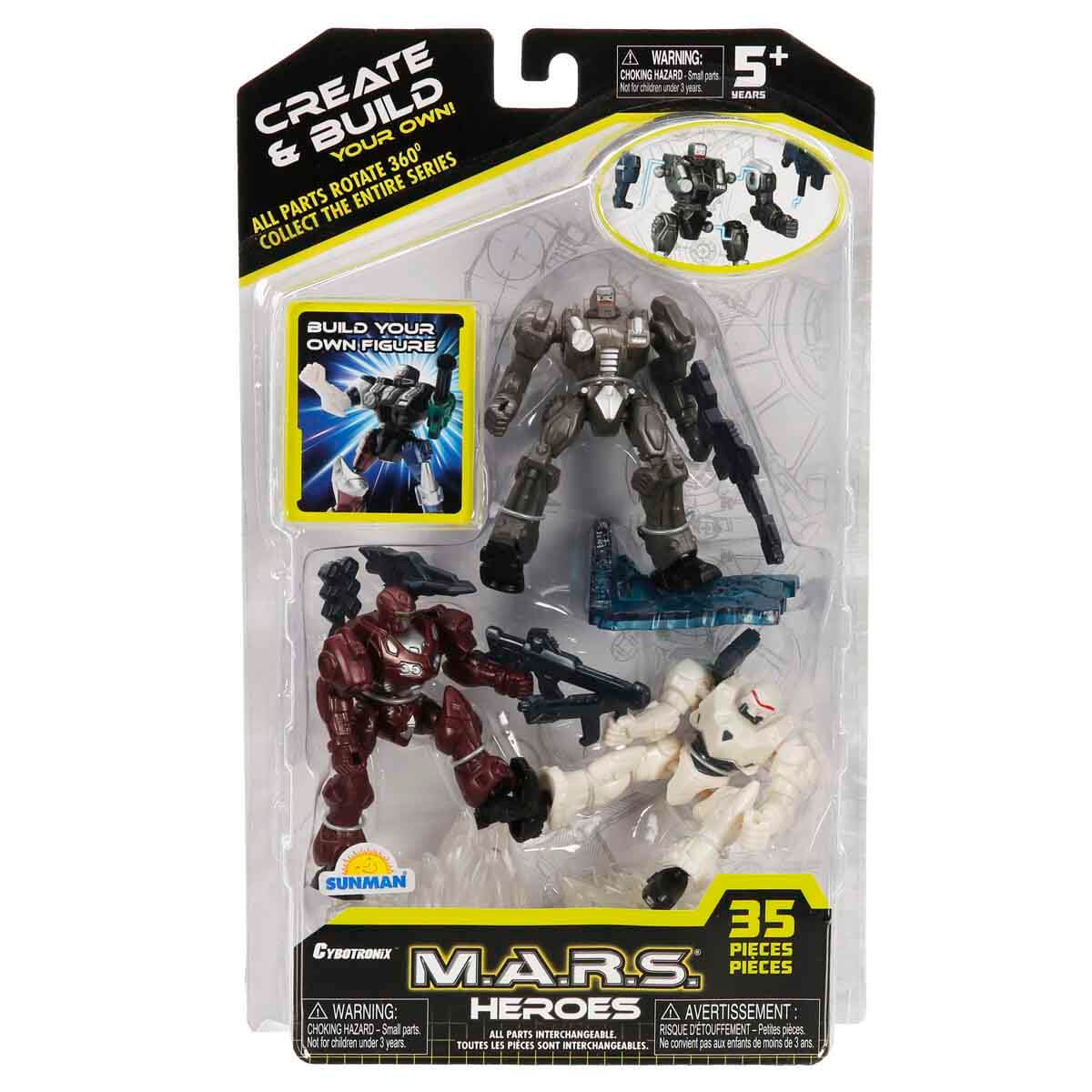 M.A.R.S Robot Figür Seti - Blaster-Darkbeat-Martian | Toyzz Shop
