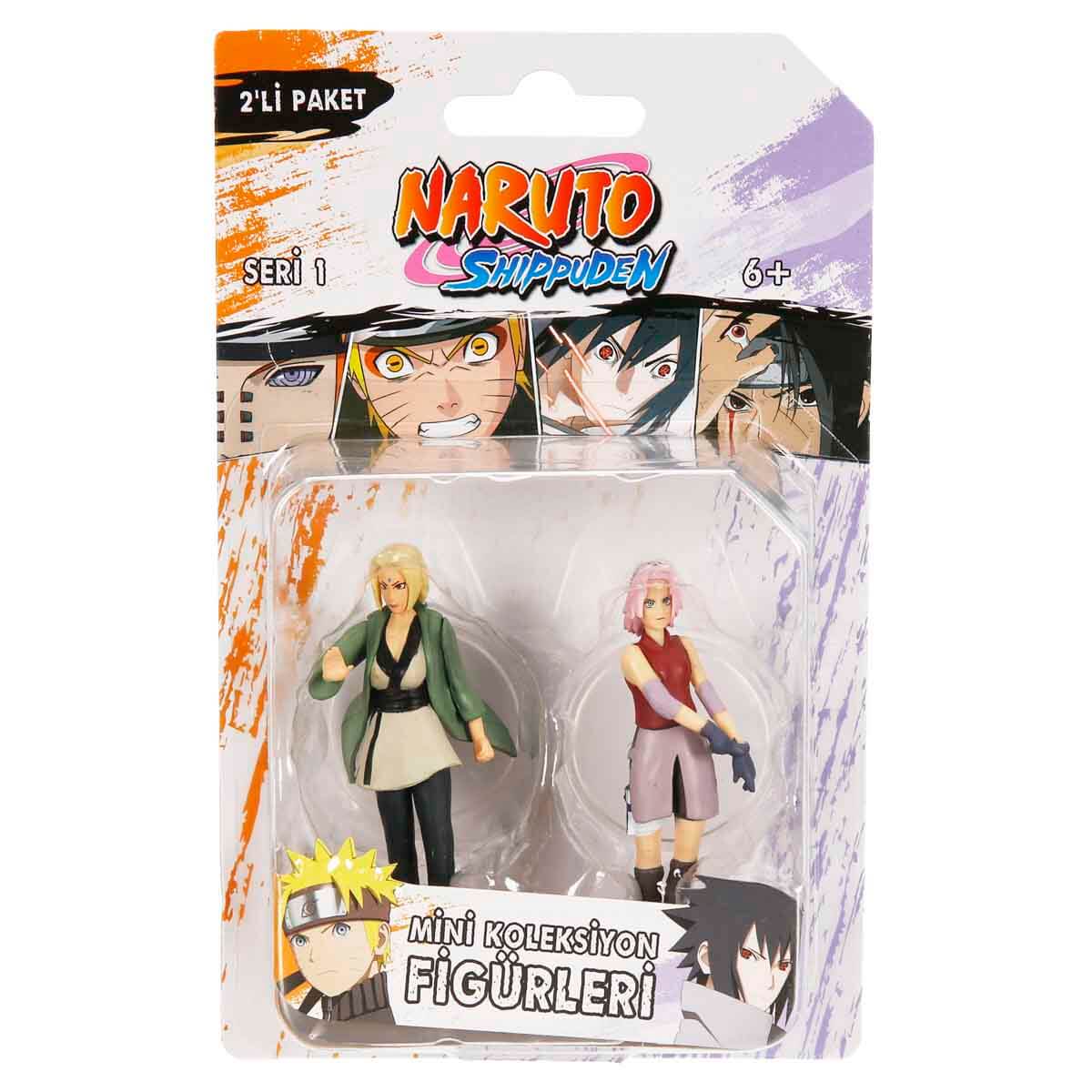 Naruto Shippuden 2'li Figür Seti - Uzun Turuncu Yelekli Naruto Ve