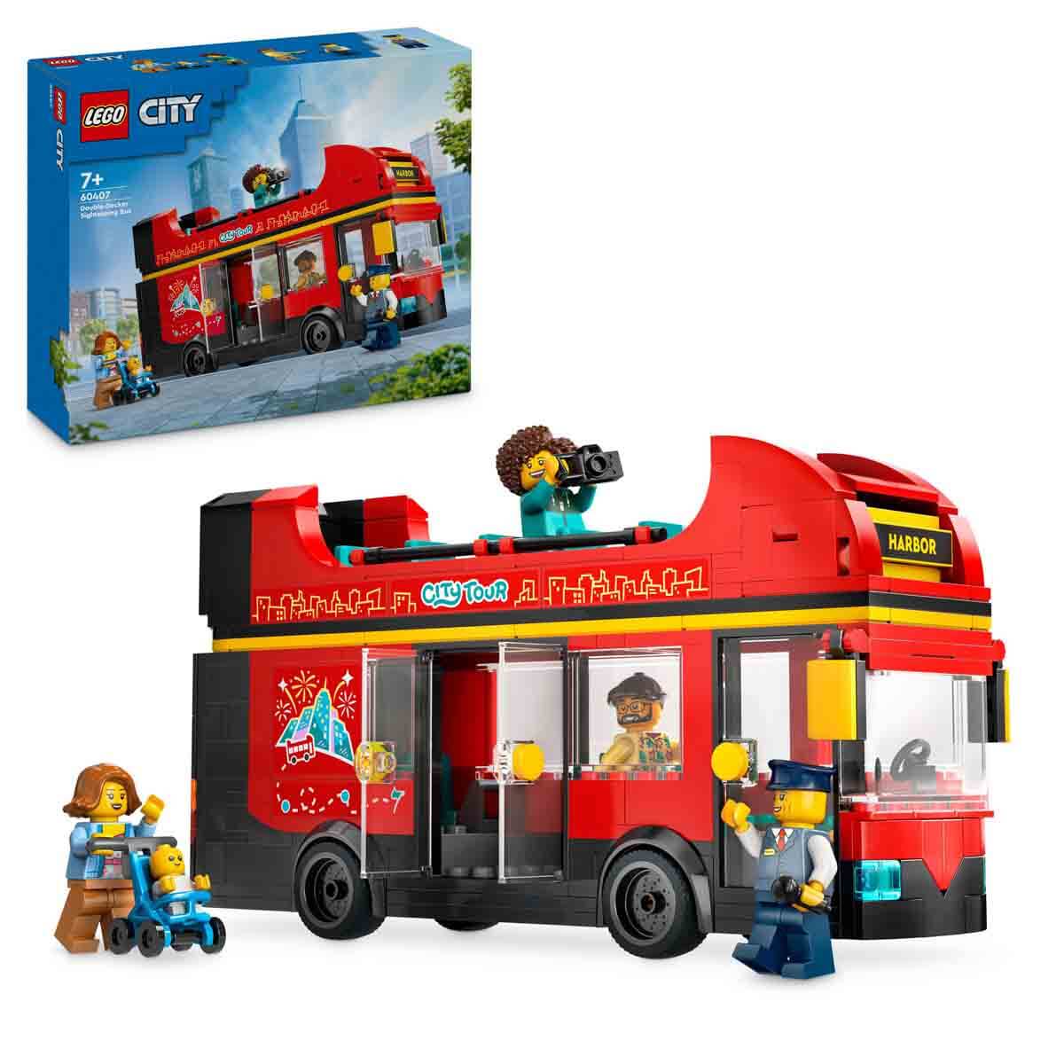 LEGO City Kırmızı İki Katlı Gezi Otobüsü 60407 - 7 Yaş ve Üzeri