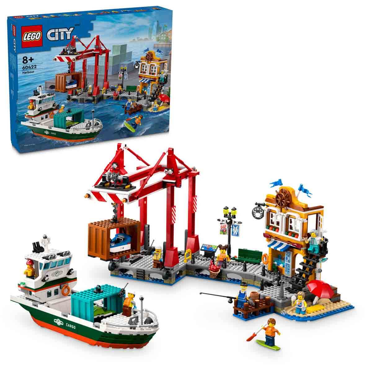 LEGO City Yük Gemili Liman 60422 - 8 Yaş ve Üzeri Çocuklar için
