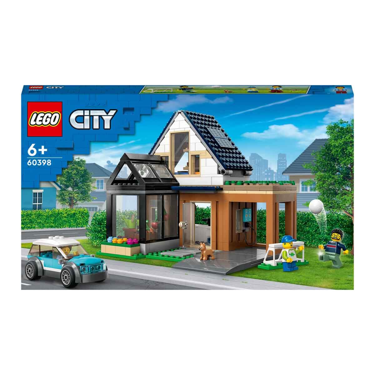 undefined - 9e3d4_LEGO_City_Aile_Evi_ve_Elektrikli_Araba_60398.jpg