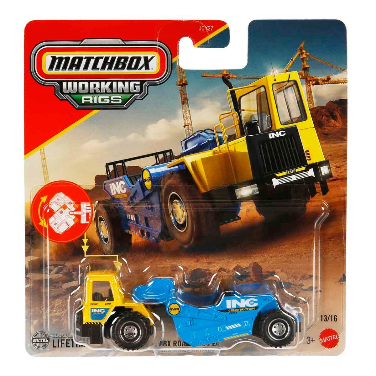 MATCHBOX İş Araçları Serisi JCY27 - Gmc 3500 Attenuator Truck