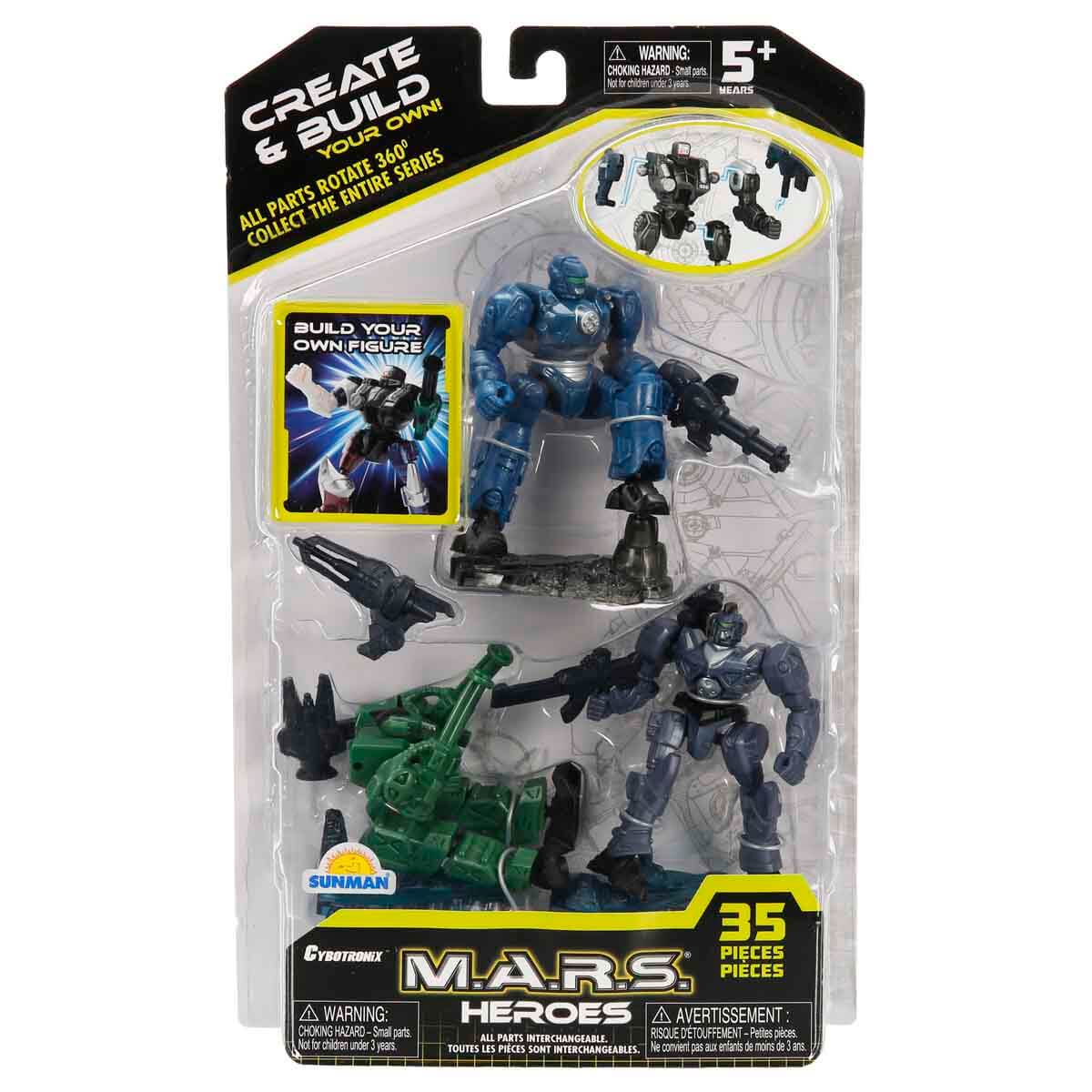 M.A.R.S Robot Figür Seti - Blaster-Darkbeat-Martian | Toyzz Shop