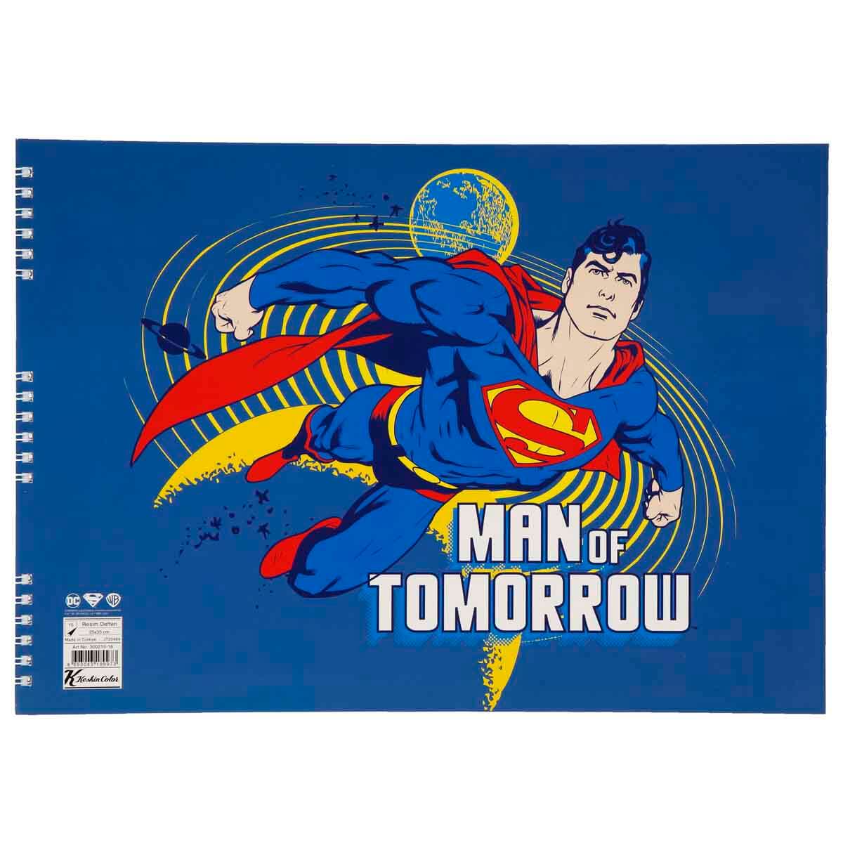 Superman Resim Defteri 25 x 35 cm 15 Yaprak 300215-16 - Man Of
