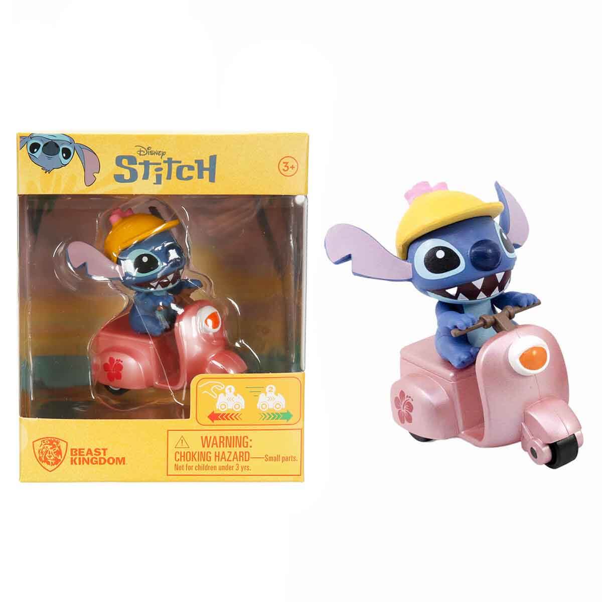 Disney Stitch Zoom Hero Serisi Çek Bırak Figürlü Araba - Lacivert