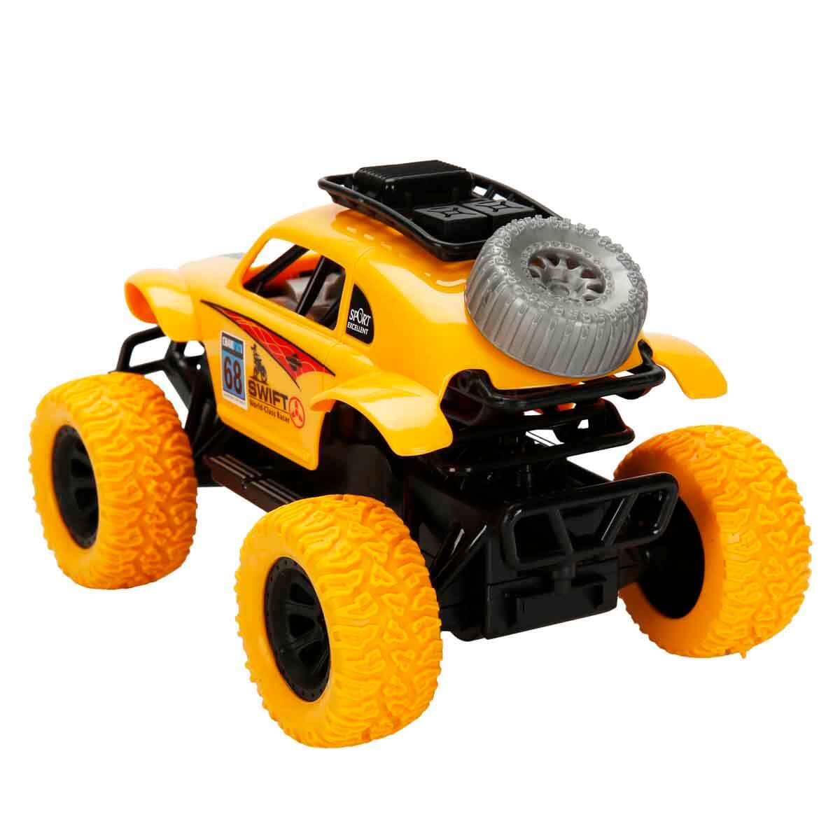 Sesli ve Işıklı Sürtmeli Arazi Aracı - Turuncu | Toyzz Shop