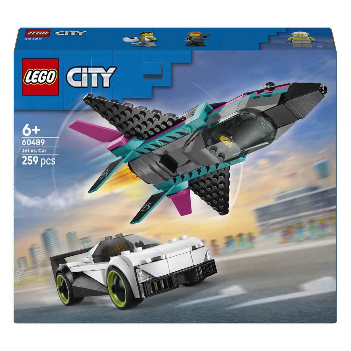 LEGO City Jet, Arabaya Karşı 60489 – 6 Yaş ve Üzeri Çocuklar için