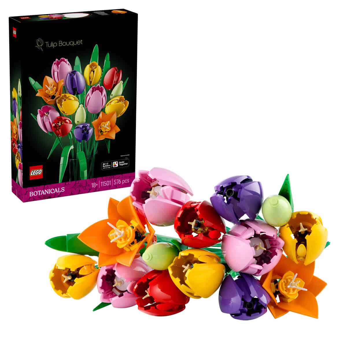 LEGO Botanicals Lale Buketi 11501 - Yetişkinler için 5 Çeşit Lale