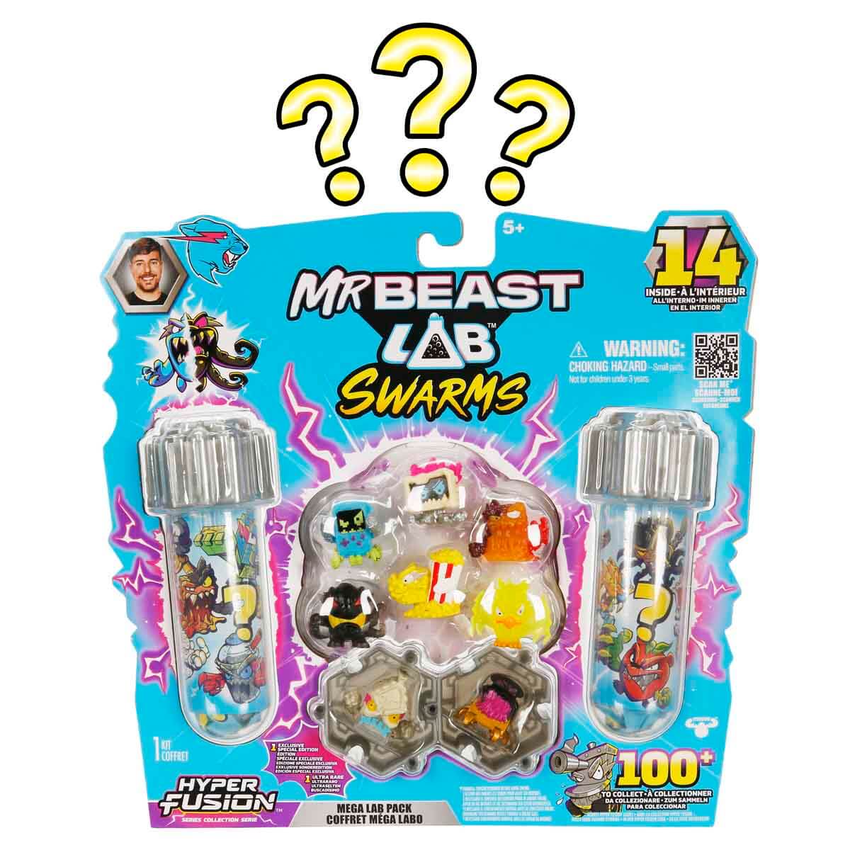 Mr.Beast Lab Swarms Hyper Fusion Serisi 14'lü Figür Paketi