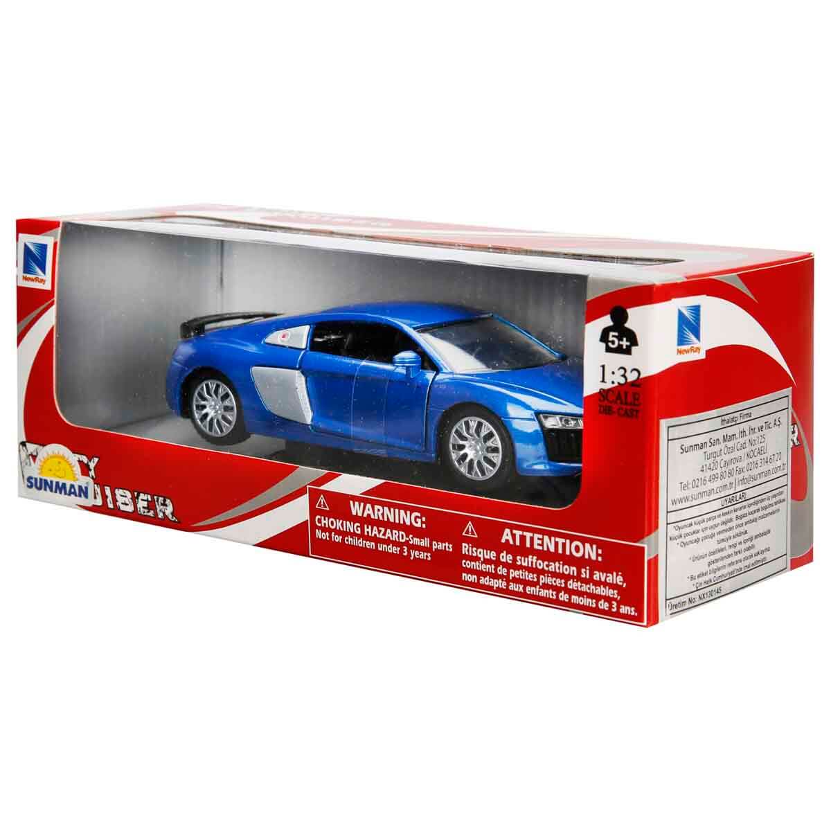 1:32 City Cruiser Model Araba - Audi R8 - Mavi | Toyzz Shop