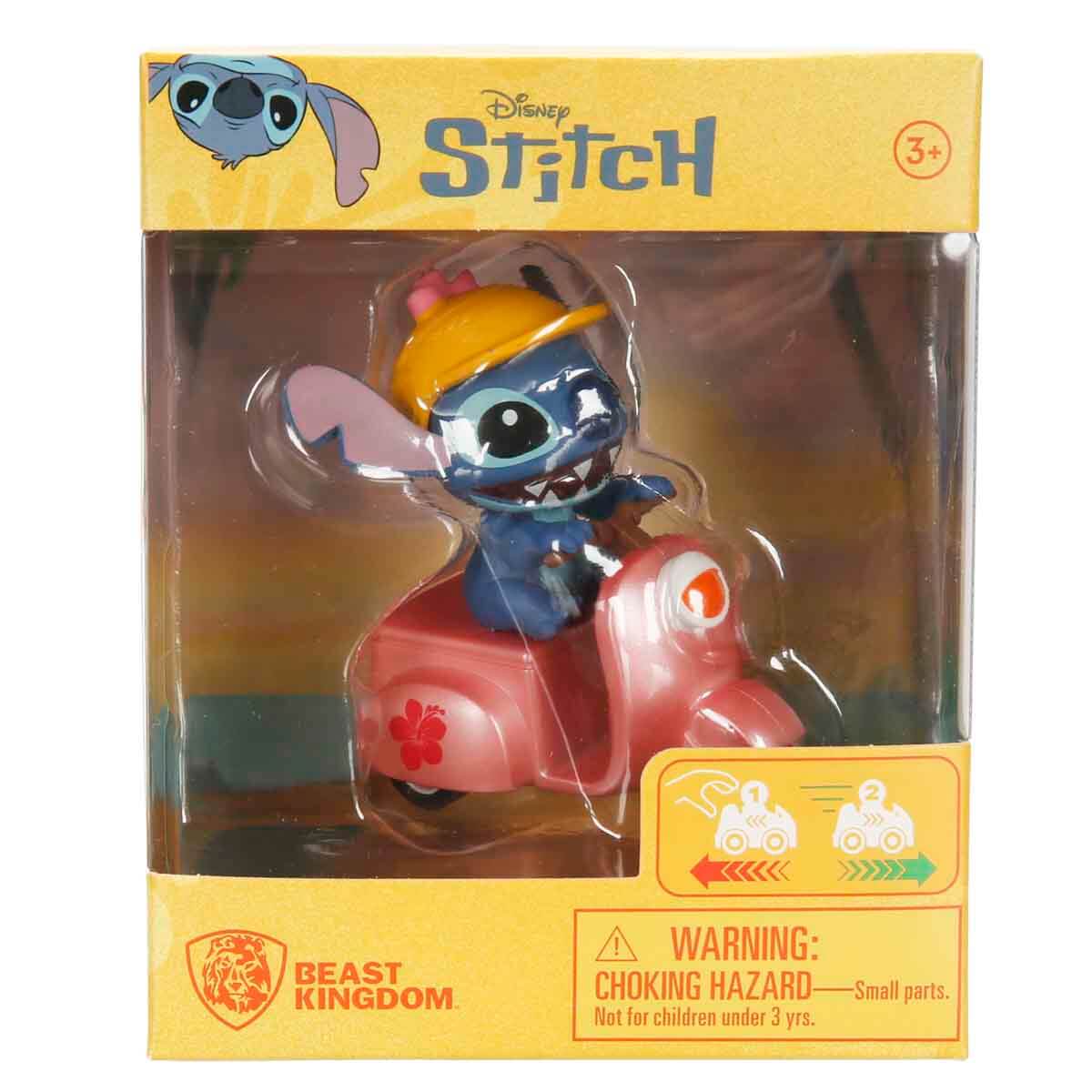 Disney Stitch Zoom Hero Serisi Çek Bırak Figürlü Araba - Lacivert