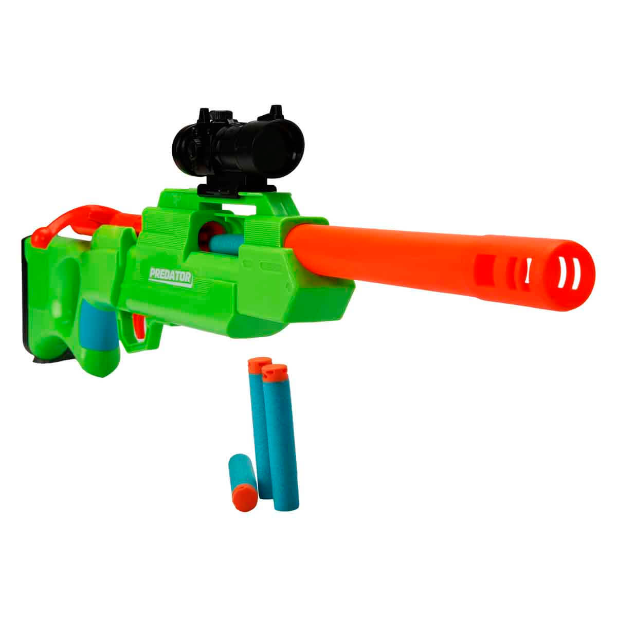 Air Warriors Predator 4 Mermili Sünger Dart Atan Silah - Lacivert