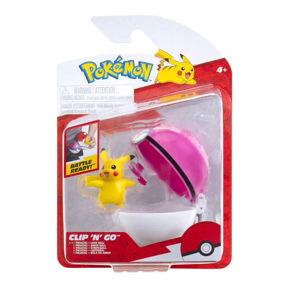 トイガン Popo Pokemon Clip 'N' Go Poke Topu ve Figür Seti POK/95057-E - Totodile