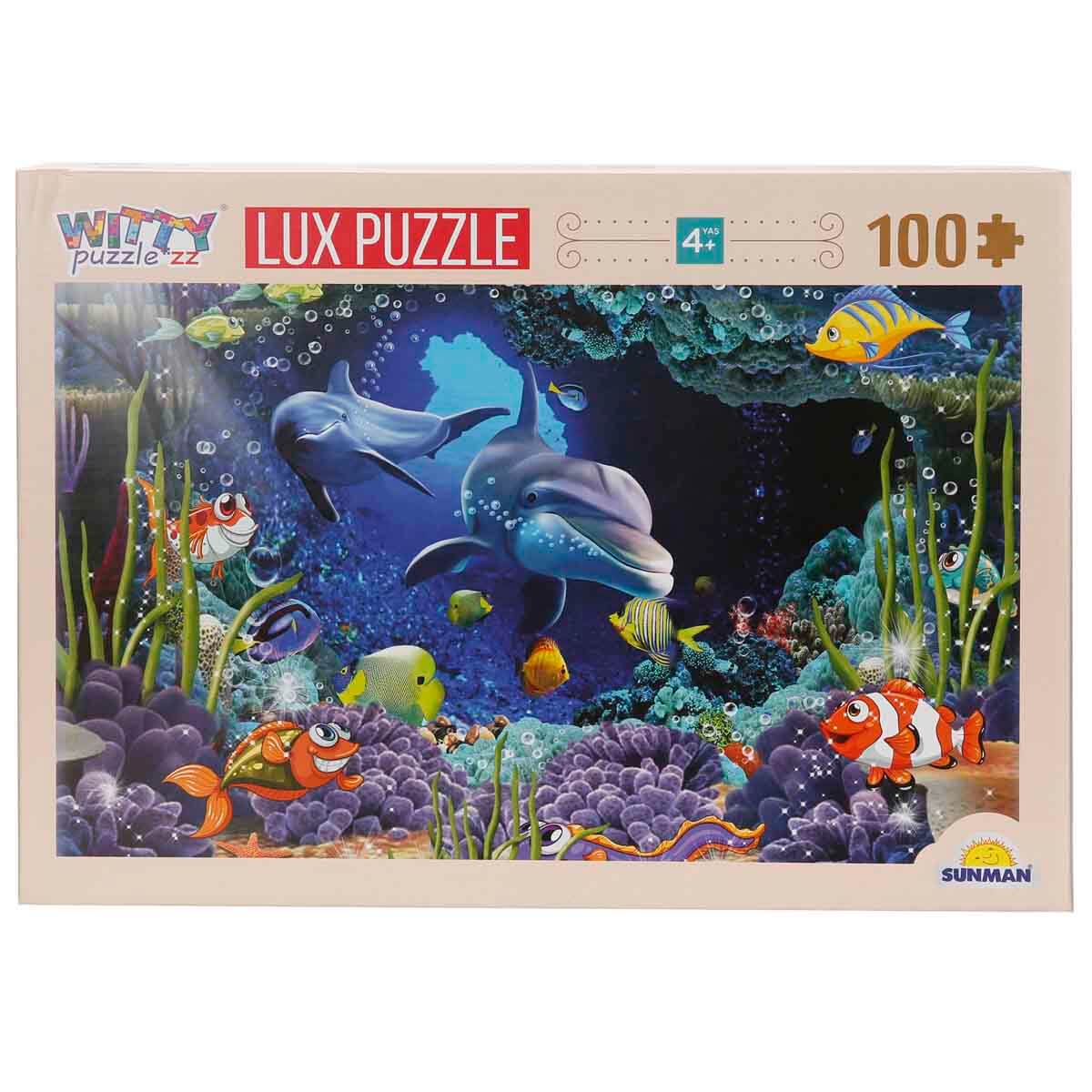 undefined - a849c_100_Parca_Puzzle_Sevimli_Yunuslar_ve_Renkli_Balikl.jpg
