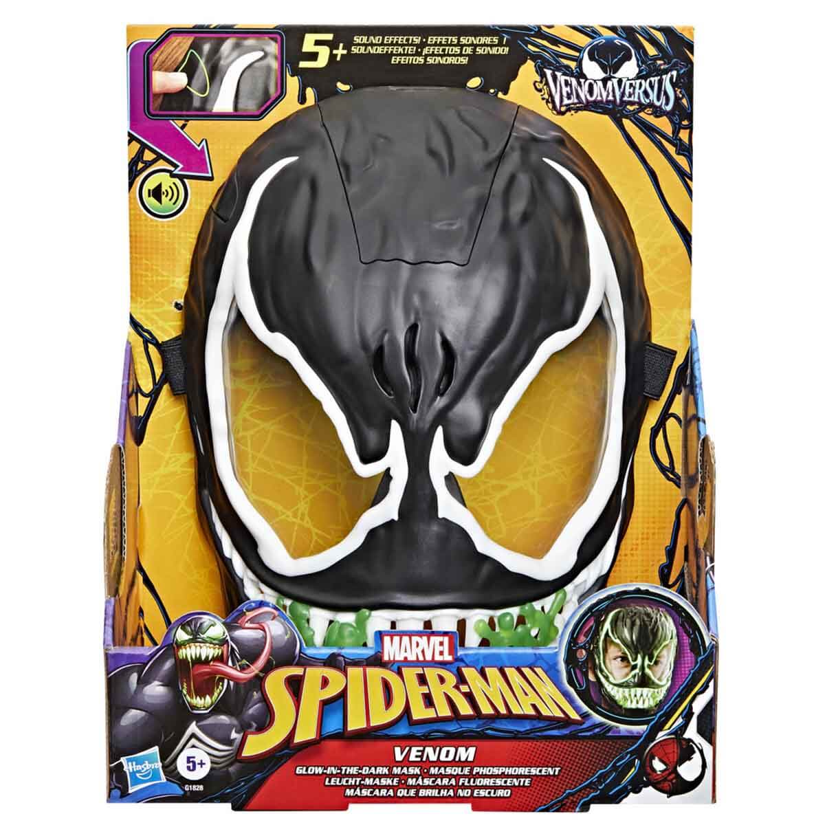Sesli Spider-Man Venom Versus Karanlıkta Parlayan Venom Maske