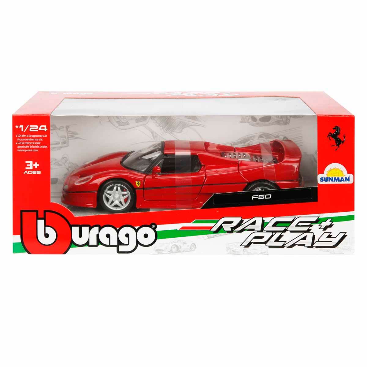 1:24 Ferrari F50 Araba - Kırmızı | Toyzz Shop