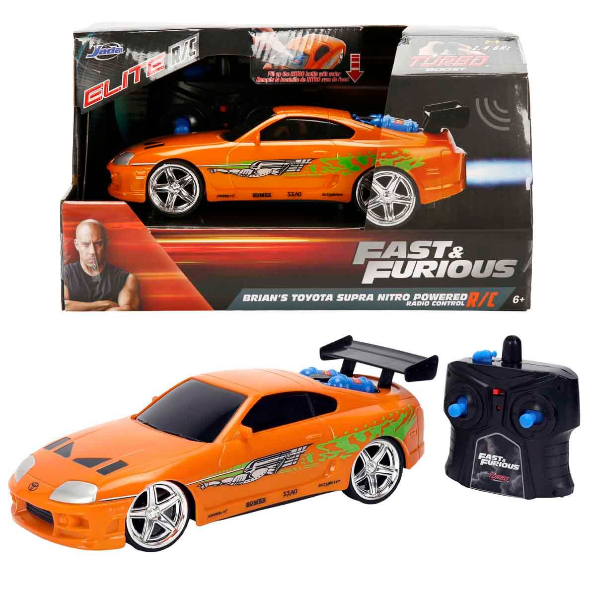 Brian's Toyota Supra ラジコン　ワイスピ 1:24 Fast & Furious Brian's Toyota Supra Nitro Powered Uzaktan