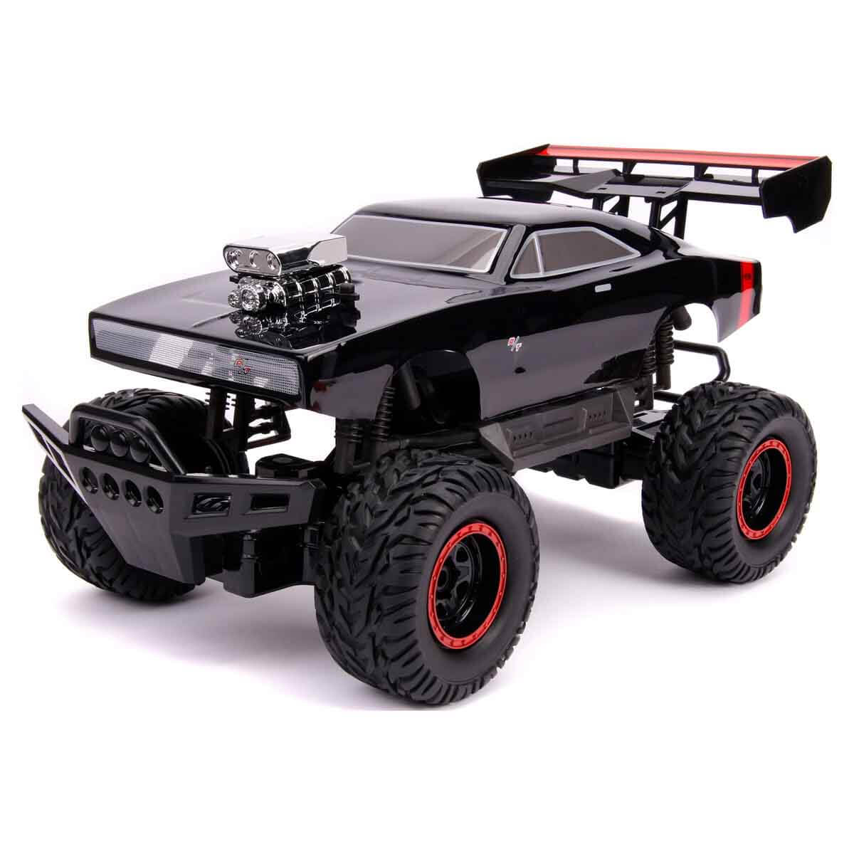 ミニカー FAST&FURIOUS Dom's Dodg e Charger RC 1:12 Fast & Furious Dom's Dodge Charger R/T 4X4 USB Şarjlı Uzaktan