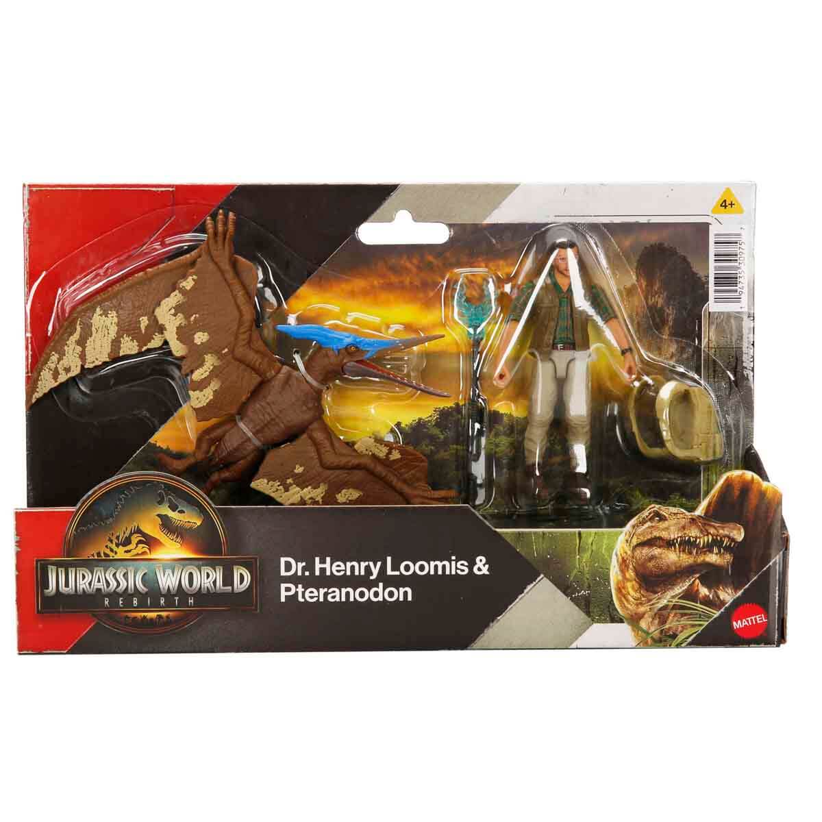 Jurassic World Rebith İnsan ve Dinozor Figürü Oyun Seti JGB82 - Dr