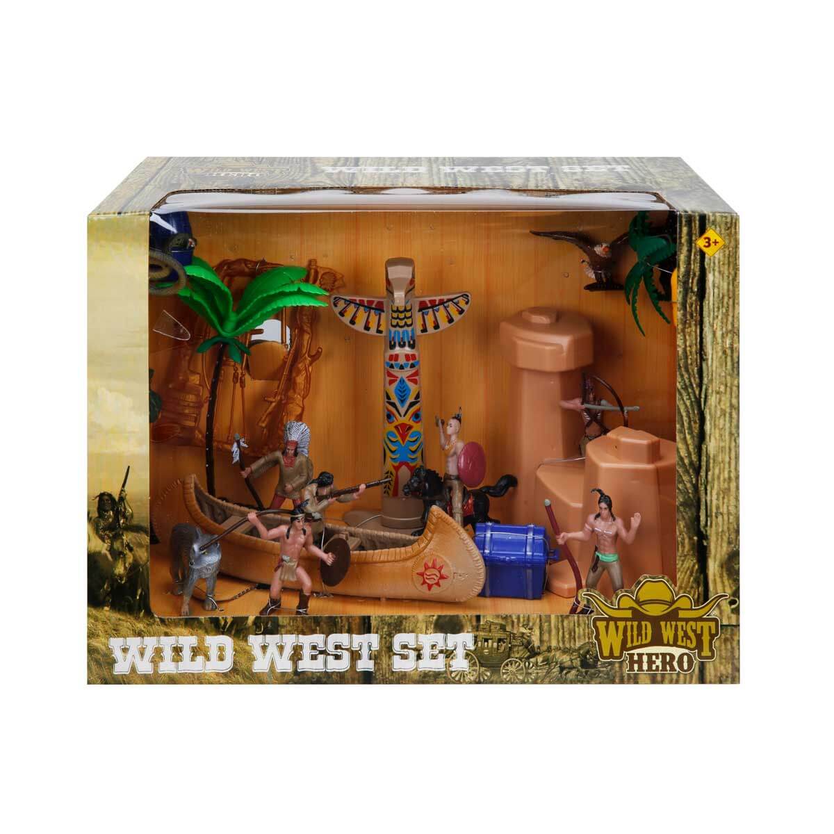 Kovboy Oyun Set - Kızılderili - Mavi Sandık | Toyzz Shop