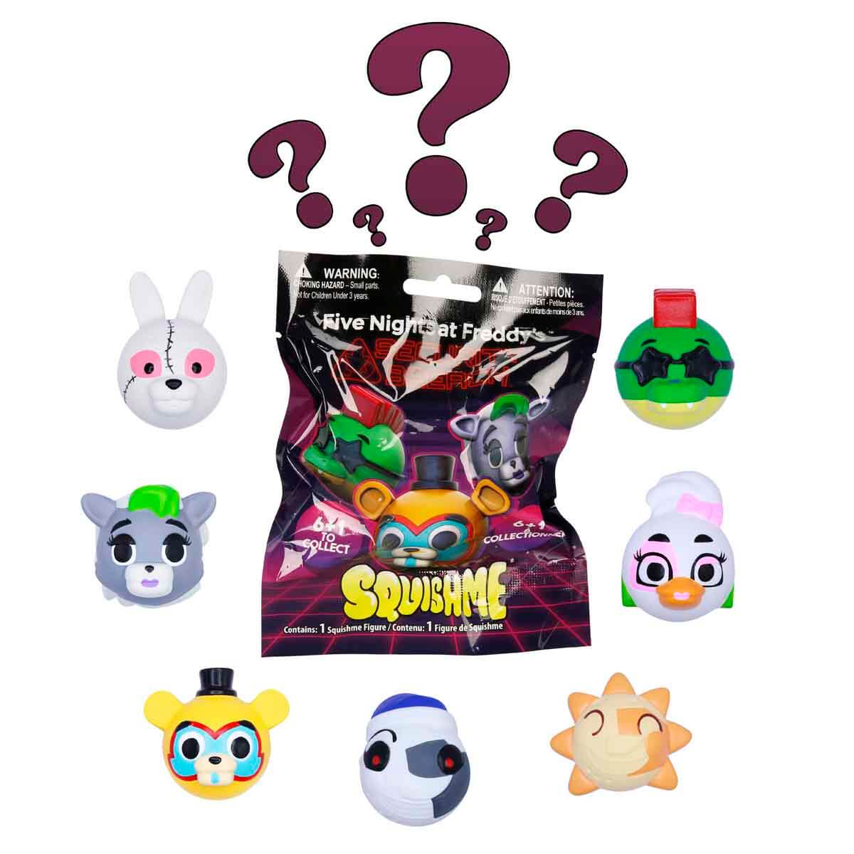 Five Nights at Freddy's Squishme Sürpriz Figür Paketi Seri 2