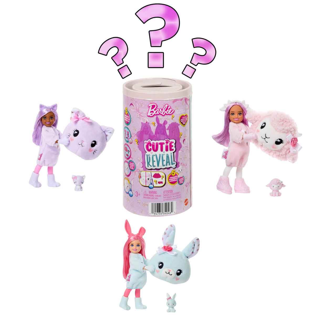 グッドカルマ Reversible CHELSEA サイズ2 Barbie Chelsea Cutie Reveal Bebek Serisi Sürpriz Paket S2 JMW63