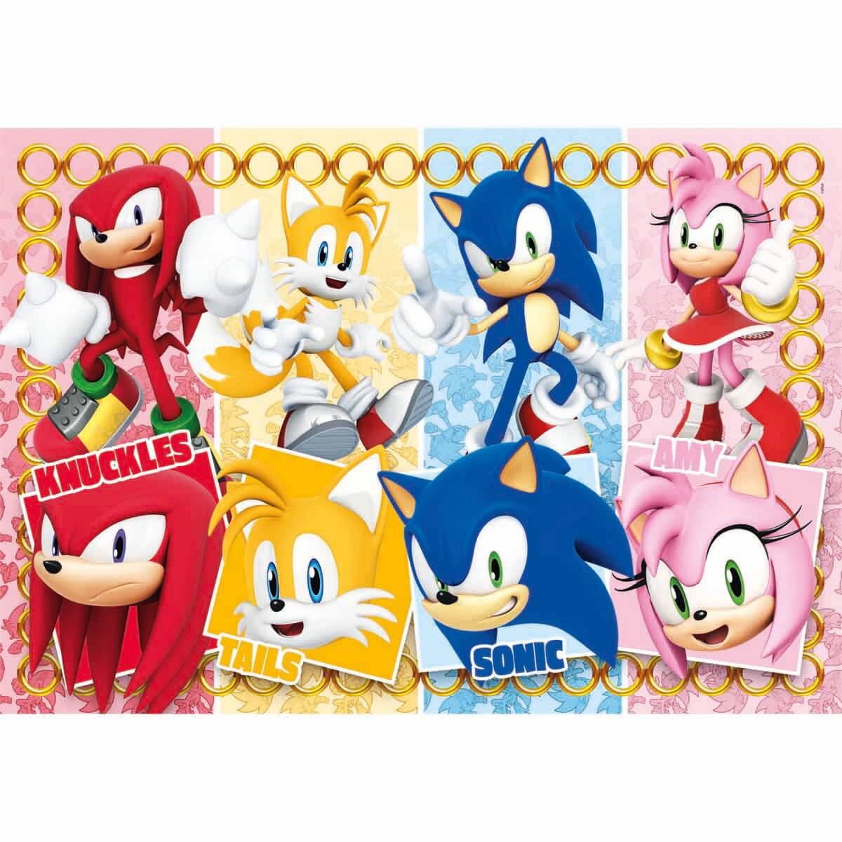 60 Parça Maxi Supercolor Puzzle: Sonic The Hedgehog | Toyzz Shop
