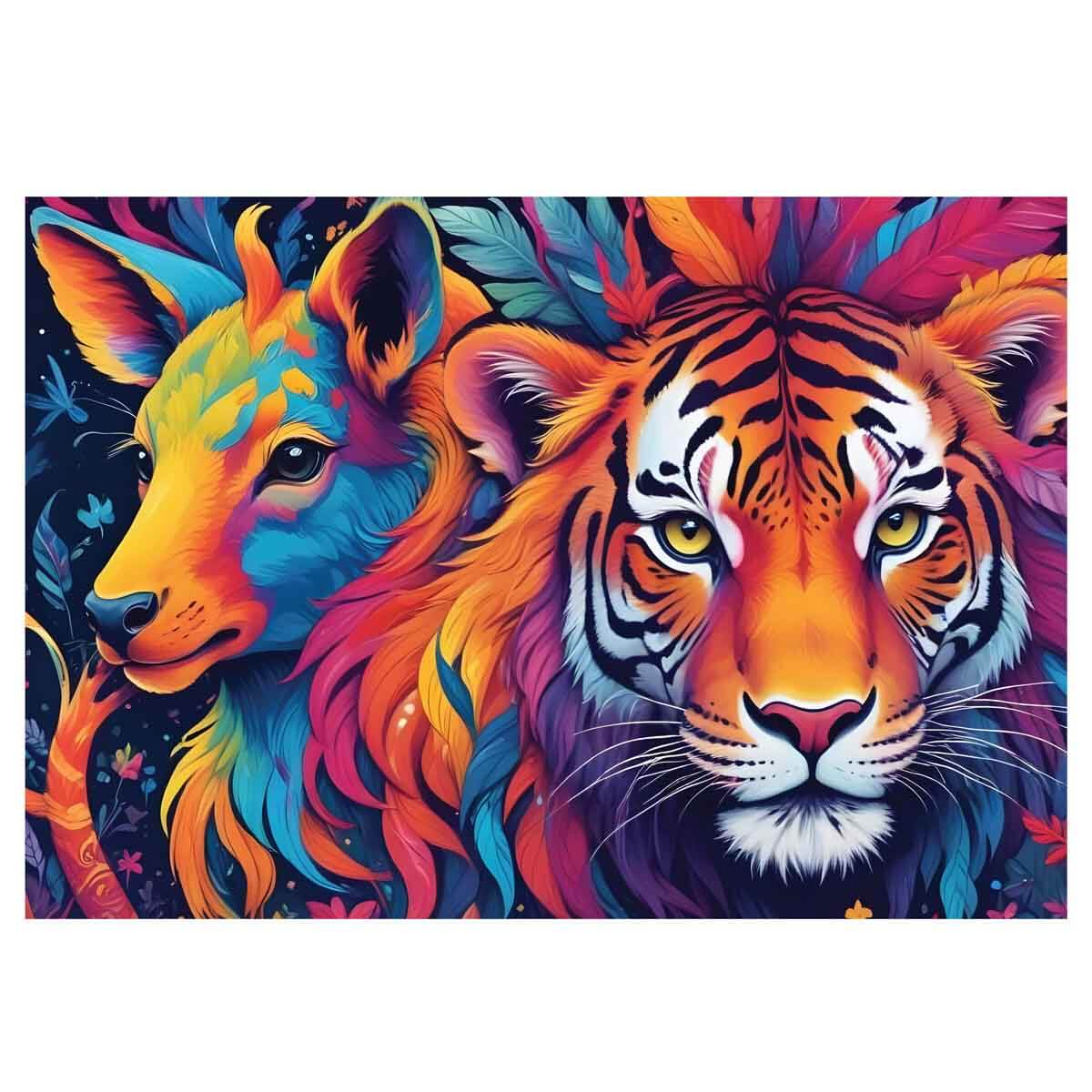 250 Parça Puzzle: Kaplan ve Ceylan | Toyzz Shop