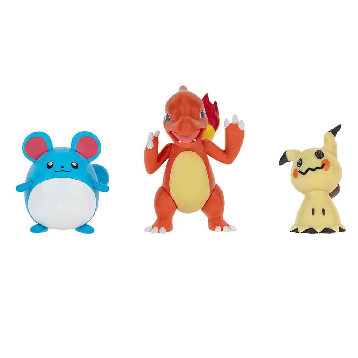 Pokemon Battle Eklemli 3'lü Figür Seti S16 - Shinx-Haunter