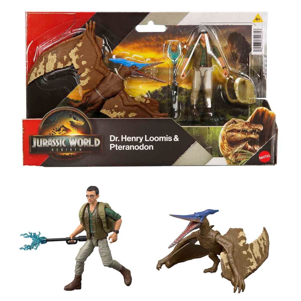 Jurassic World Rebith İnsan ve Dinozor Figürü Oyun Seti JGB82 - Dr