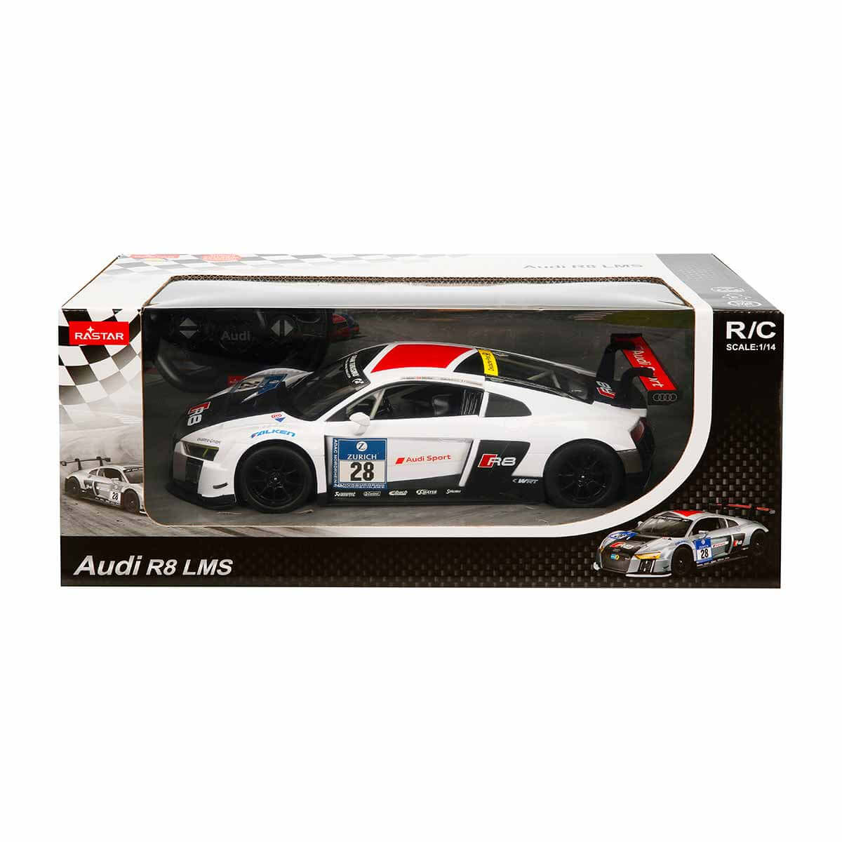 1:14 Audi R8 LMS Uzaktan Kumandalı Işıklı Araba - Beyaz | Toyzz Shop