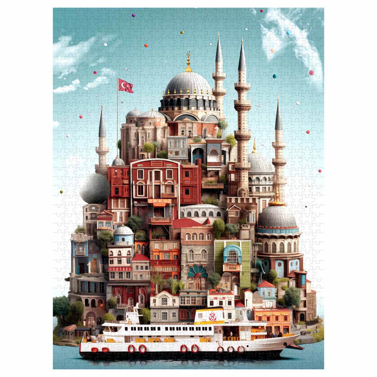 1000 Parça Puzzle: Tophane | Toyzz Shop
