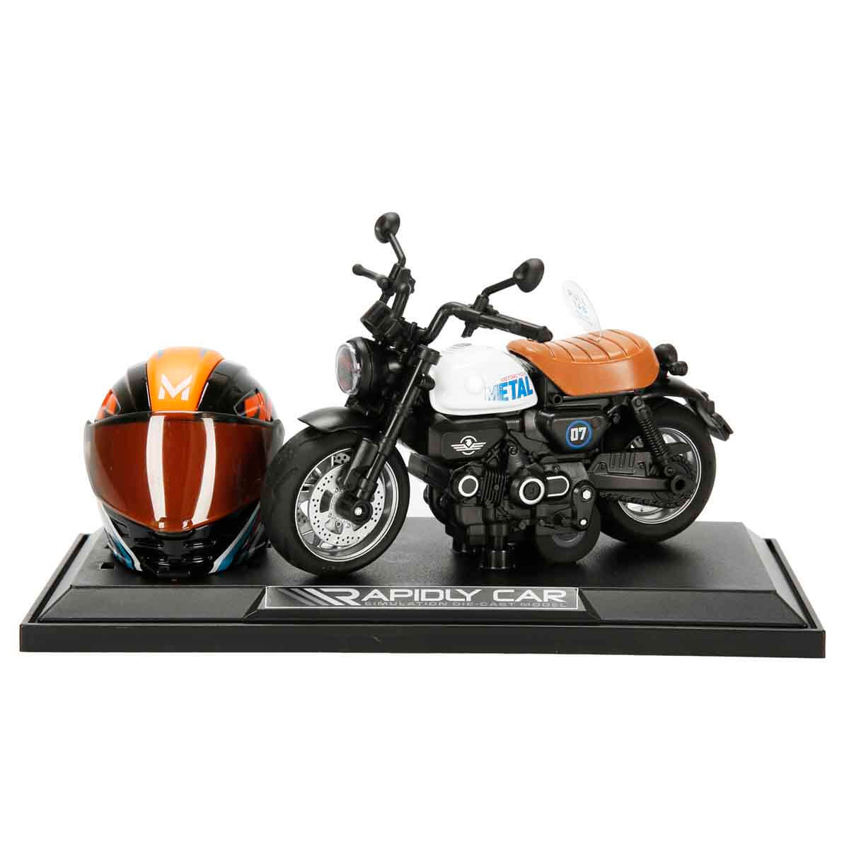 1:14 Sesli ve Işıklı Honda Monkey Die Cast Çek Bırak Motosiklet