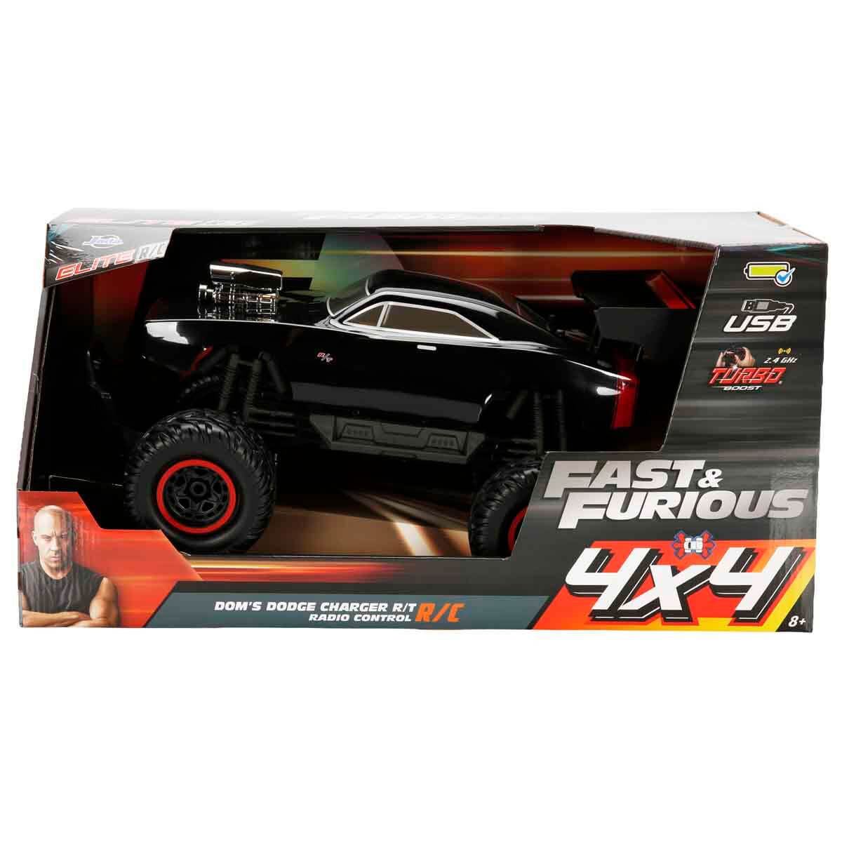 1:12 Fast & Furious Dom's Dodge Charger R/T 4X4 USB Şarjlı Uzaktan