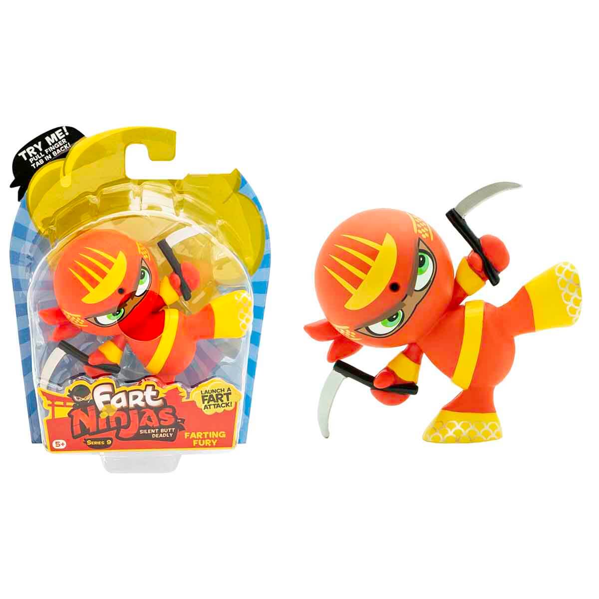 Sesli Fart Ninjas Gaz Çıkaran Sensörlü Figür S9 FAN02001 - Silent