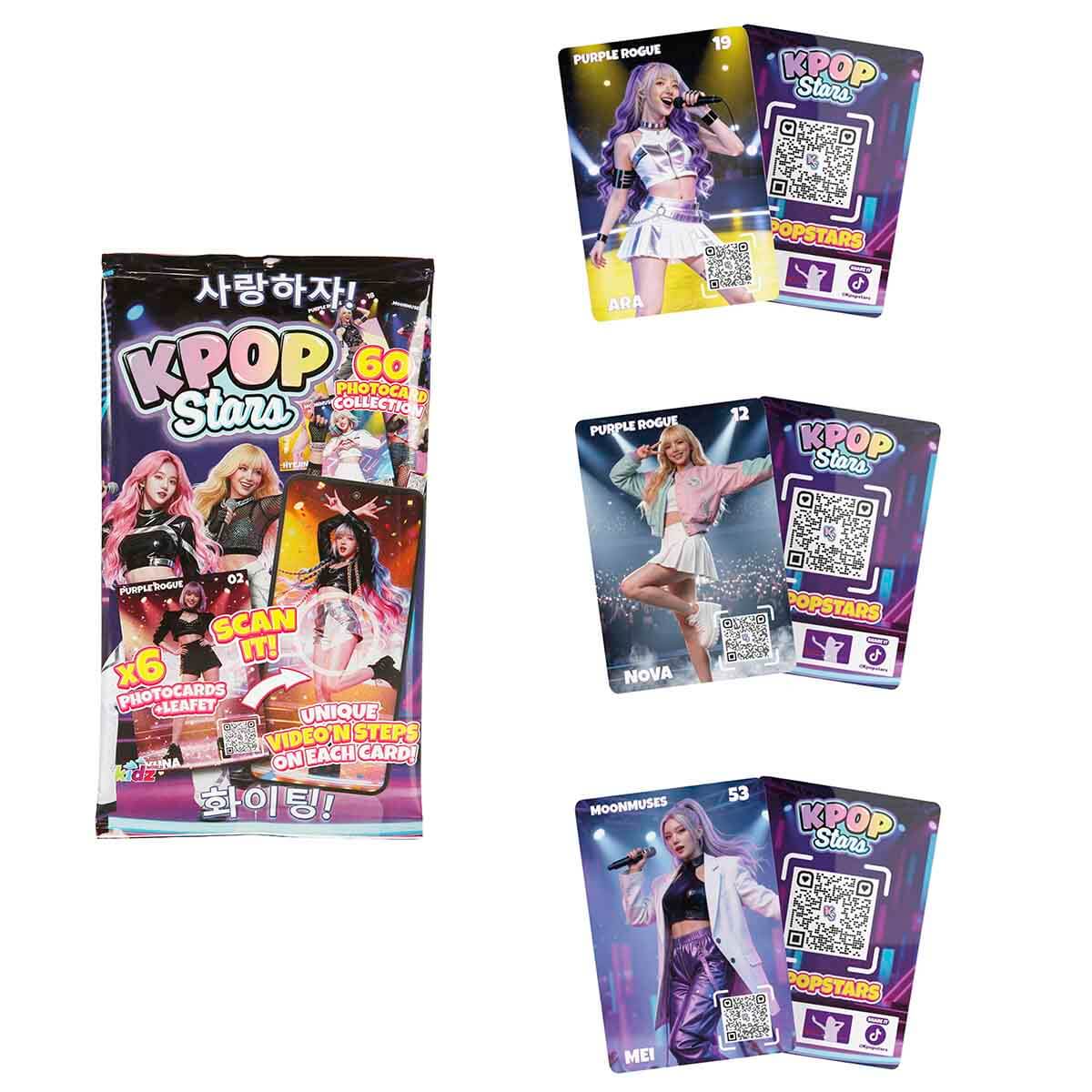 K-POPグッズセット K-Pop Stars Koleksiyon Kartı 6'lı Paket | Toyzz Shop