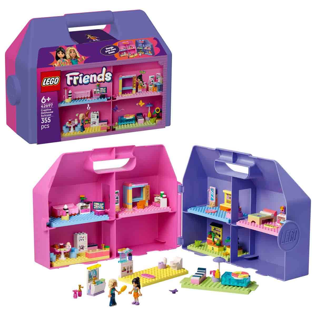 LEGO Friends Yaratıcı Bebek Evi Bavulu Yapım Seti - Çocuklar için