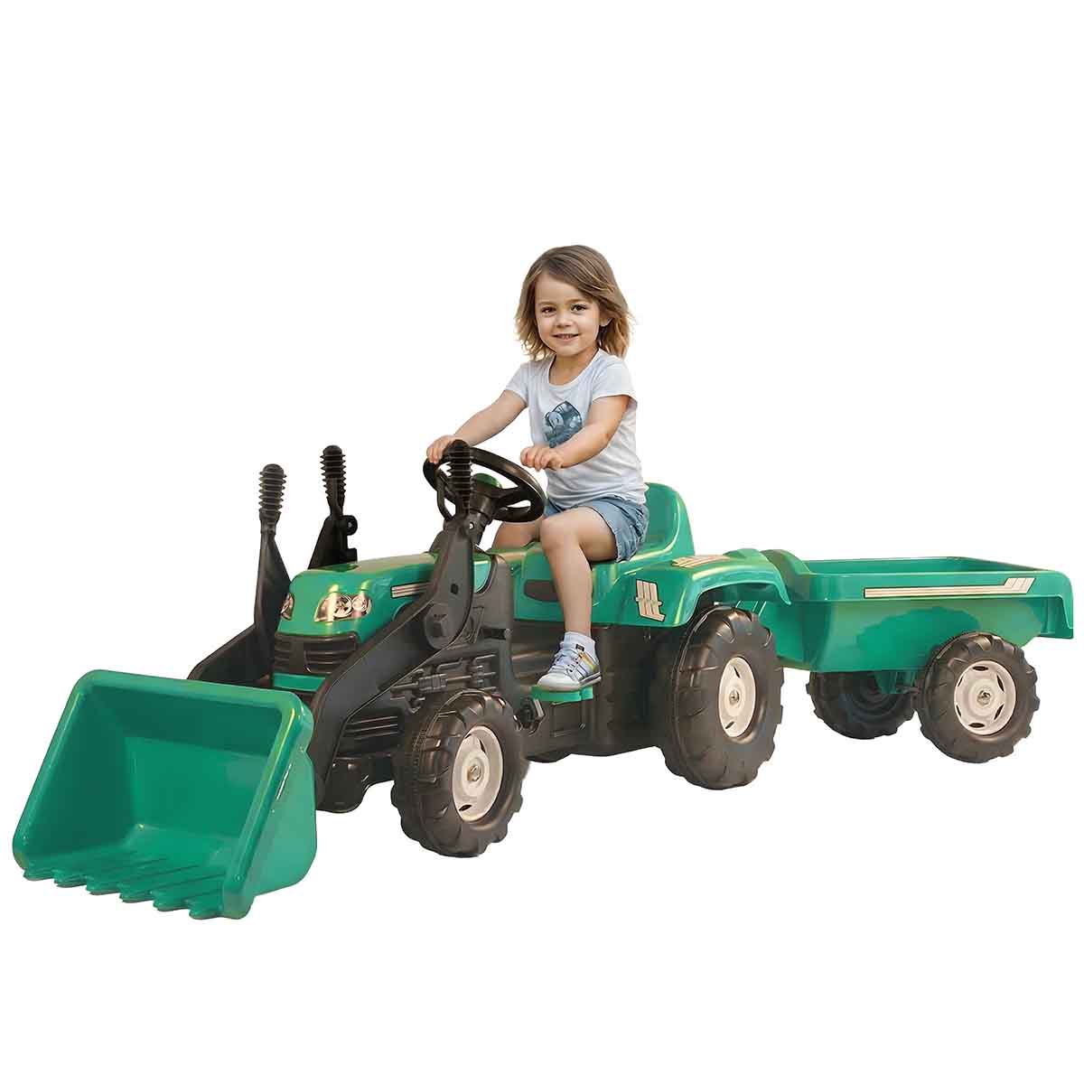 undefined - bbaad_Ranchero_Romorklu_Kepceli_Pedalli_Yesil_Traktor.jpg