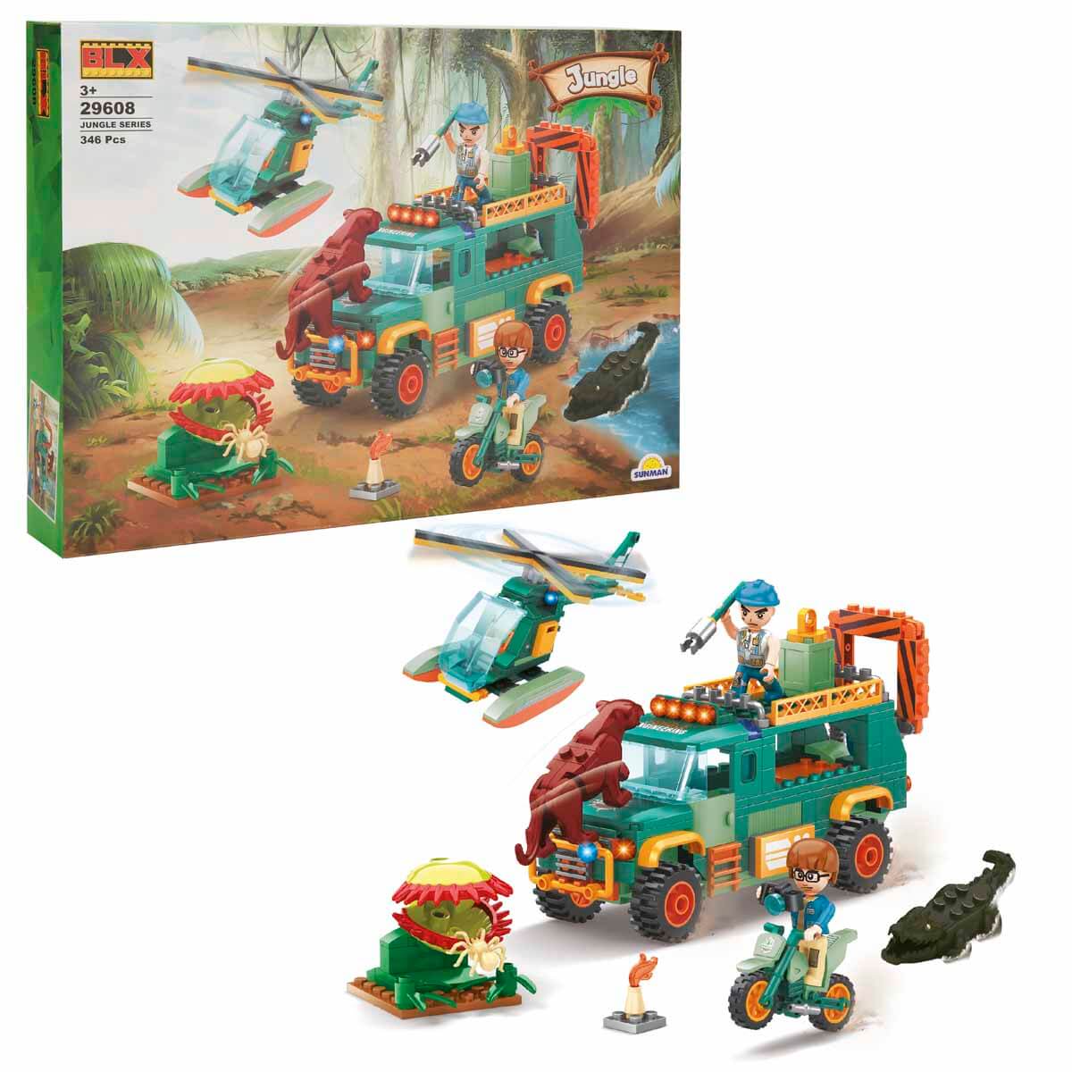 小物 JUNGLER BLX Jungle Orman Macerası Oyun Seti 29608 | Toyzz Shop