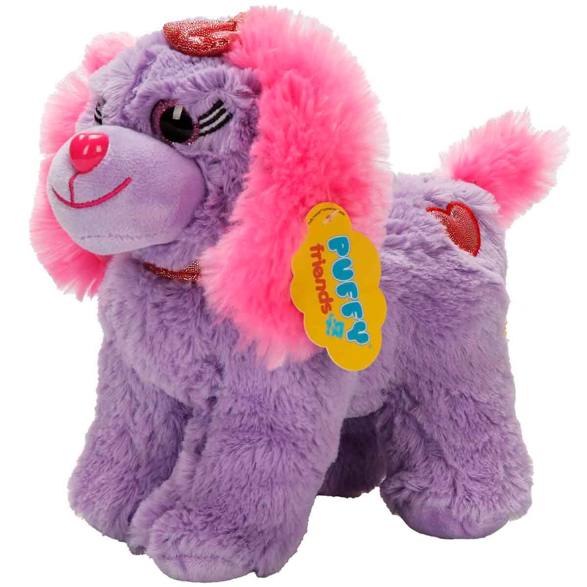 Renkli Peluş Köpek 25 cm - Açık Pembe | Toyzz Shop